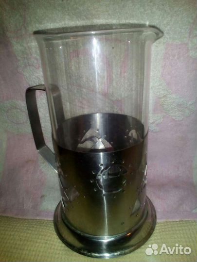 Подстаканник большой нерж 1шт