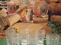 Хрустальные стопки стаканы времён СССР