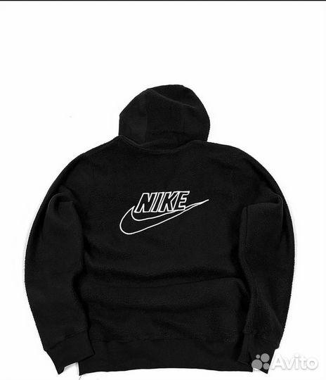 Худи Nike барашек черная