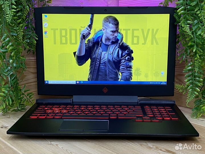 Игровой ноутбук HP omen i5/1050ti/4ядра/8Gb/SSD