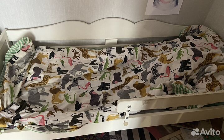 Детская кровать IKEA с матрасом 70 160
