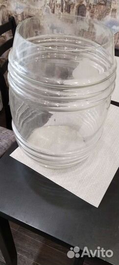 Бочка стеклянная
