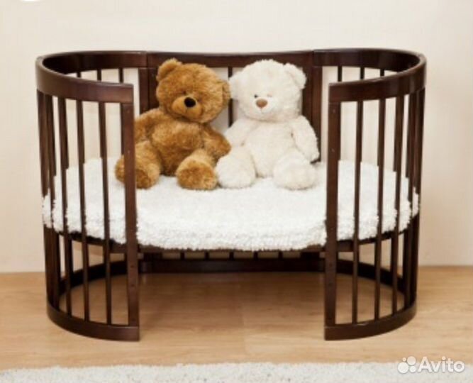 Овальная кроватка-трансформер 8 в 1 « Паулина-2»