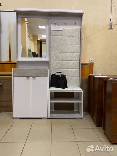 Прихожая серая Акцент 120см