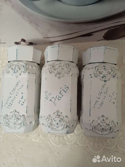 Декорированные баночки.Ручная работа