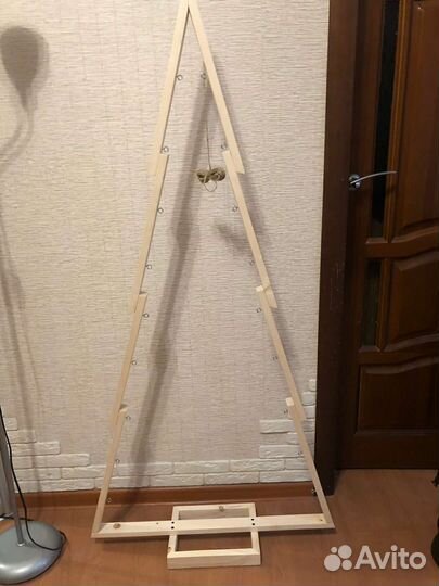 Елка новогодняя деревянная лофт