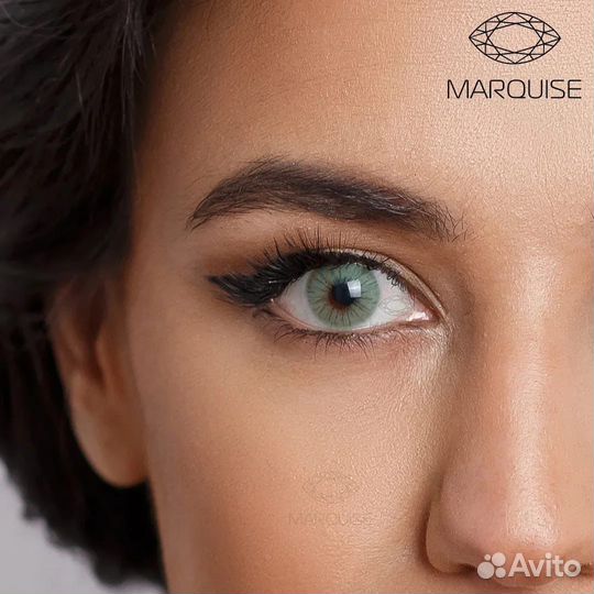 Линзы светло зеленые -1.0