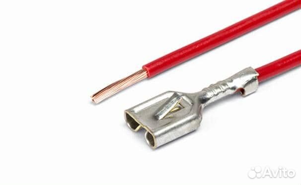 Контакт гнездовой серии 6,3 мм (с фиксацией) обжат