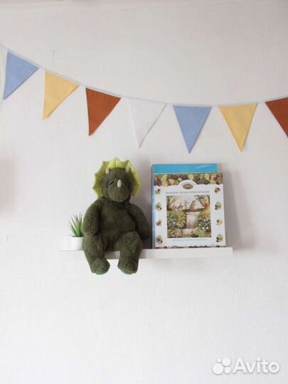 Флажки гирлянда из ткани (для интерьера)