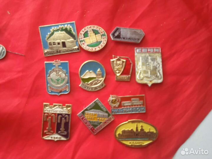 Значки СССР города ссср.лот 57 штук.ссср
