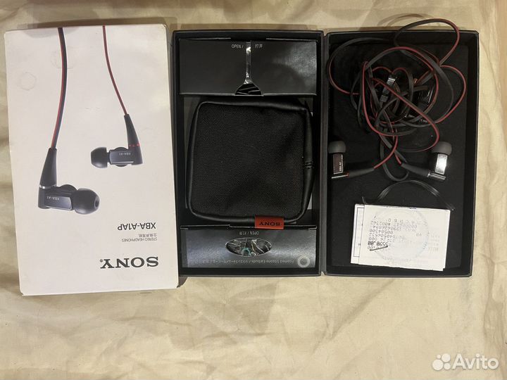 Наушники - гарнитура sony XBA-A1AP