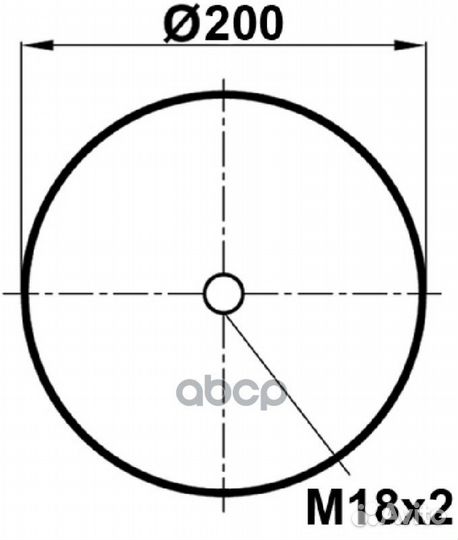 Воздушная подушка (опора пневматическая) MAN