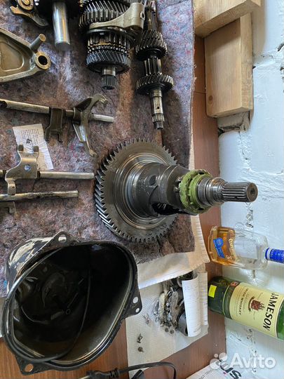 Разбор коробки логан 1