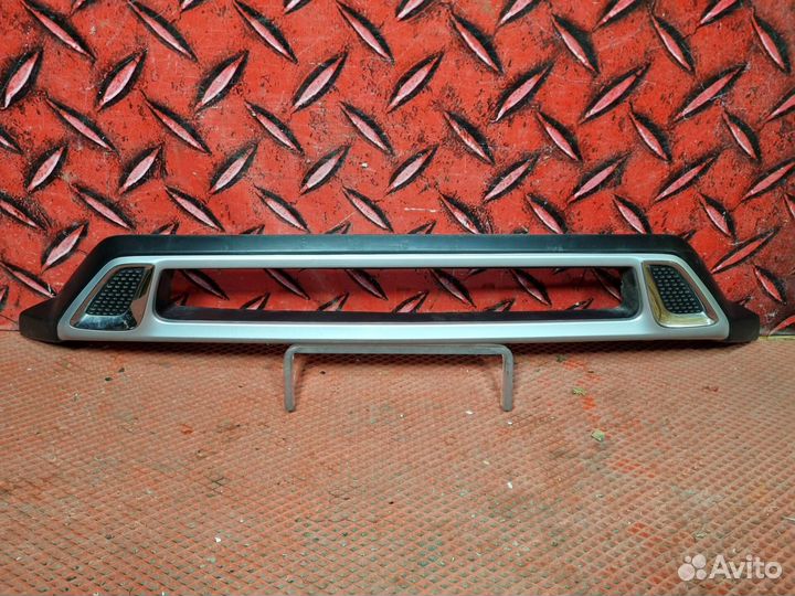 Спойлер переднего бампера Mitsubishi Outlander 3