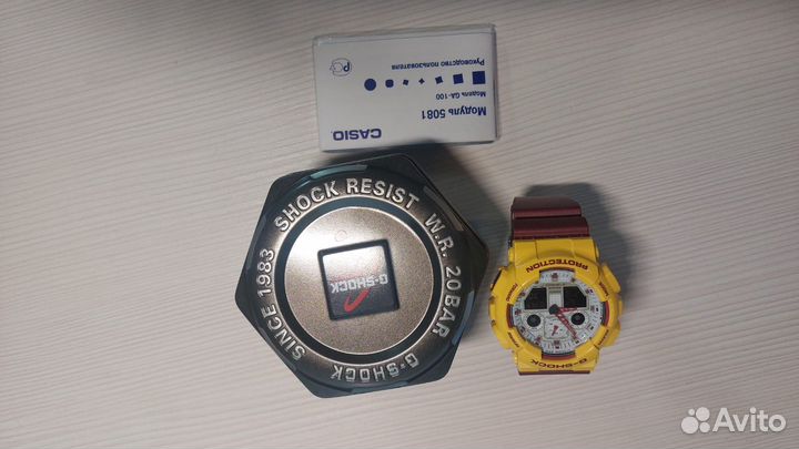 Наручные часы Casio G-shock GA-100CS