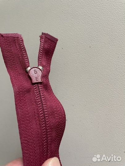 Молния разьемная 5 темно-бордовый 75 см