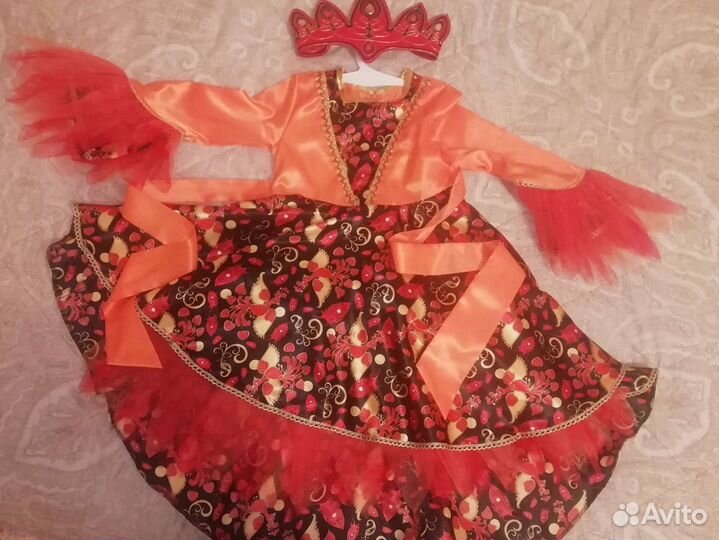 Карнавальный костюм Жар-Птица новый 122-128 р