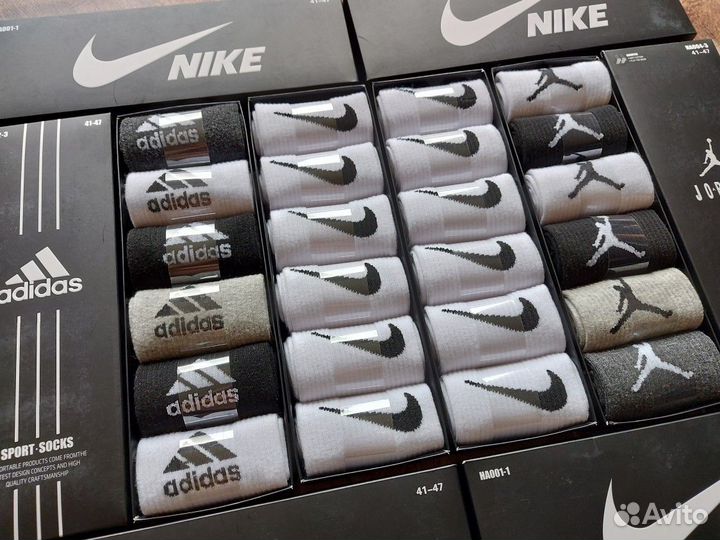 Носки Nike Adidas Jordan качество