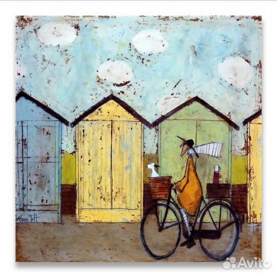 Картины на холсте, печать 40х40см