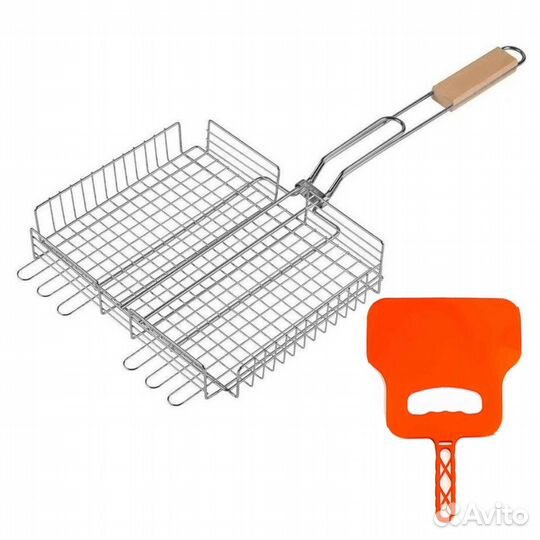 Решетка барбекю эвапром 420*320 мм. с опахалом