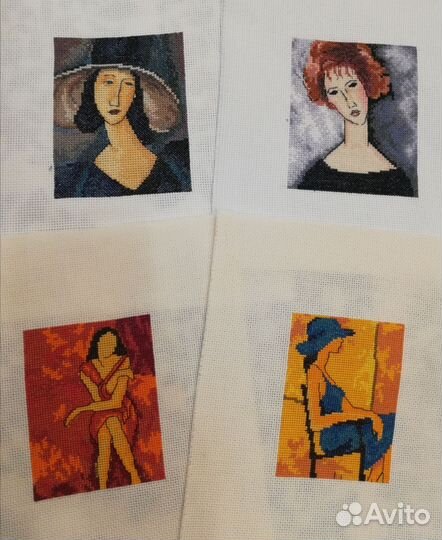 Набор для вышивания крестом рто (остатки)