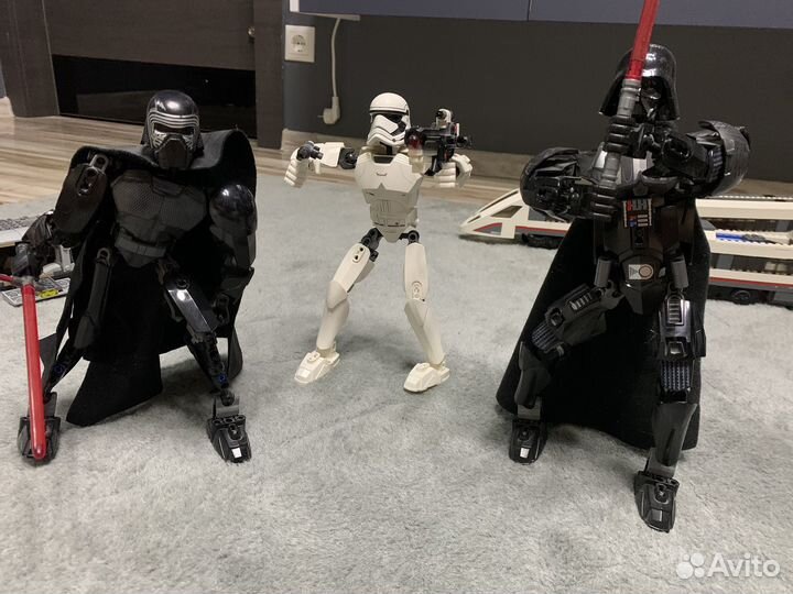 Lego star wars фигурки Штурмовик Вейдер Кайло Рен