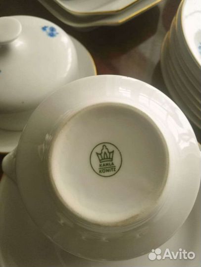 Сервиз столовый Kahla гдр 49 предметов тарелки