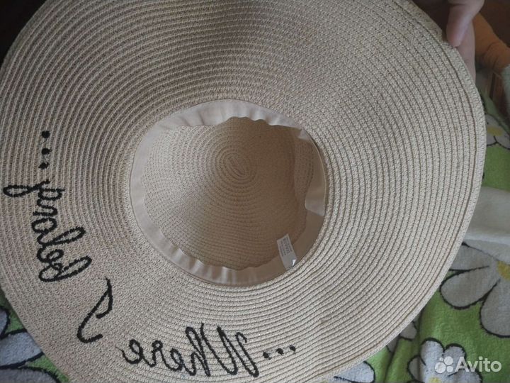Шляпа женская соломенная летняя