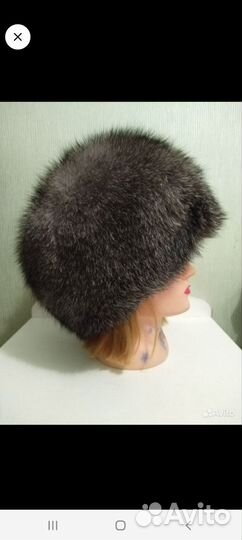 Шапка женская меховая песец