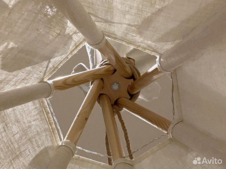 Вигвам натуральный лен шатер палатка