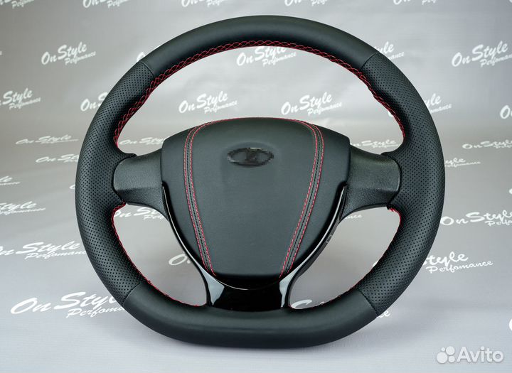 Руль анатомический в эко-коже на Ниву и Классику