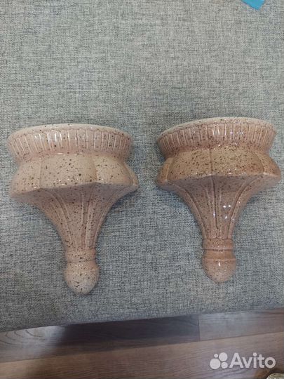 Подвесное керамическое кашпо для цветов