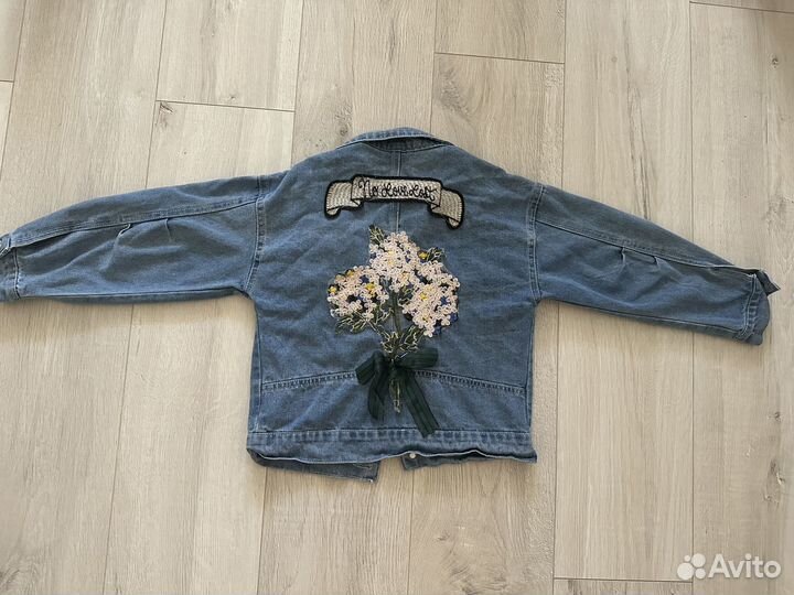 Джинсовая рубашка для девочки