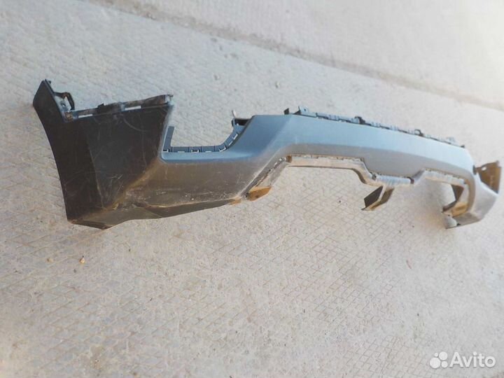 Накладка на бампер задняя hyundai creta