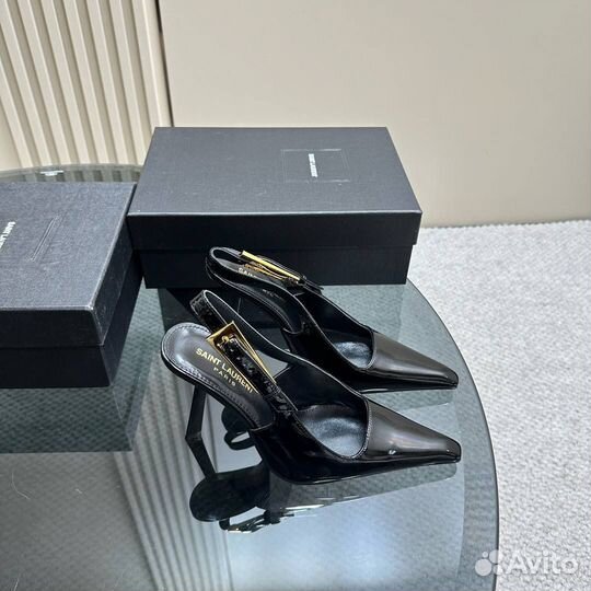 Туфли Saint Laurent Lee Slingback