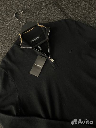 Свитер полузамок Emporio Armani темный