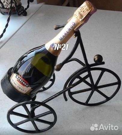 21 Кованый велосипед для бутылки