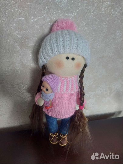 Текстильная кукла ручной работы