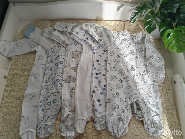 Большой пакет вещей на мальчика 56 62 68