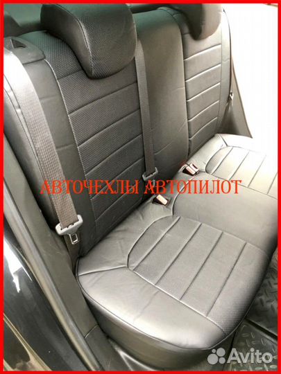 Чехлы Автопилот Chevrolet Aveo T300 из экокожи