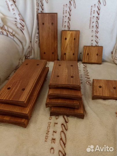 Накладки на бревно для розеток