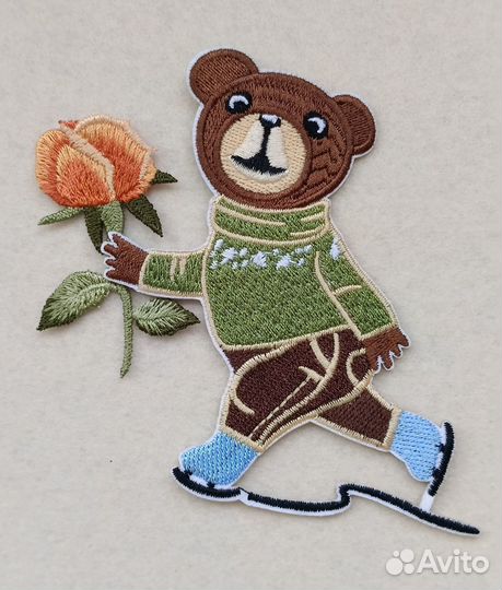 Мишки-вышитые нашивки,аппликации, наклейки,патчи