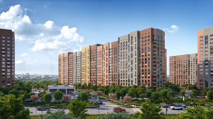 2-к. квартира, 68,4 м², 15/16 эт.
