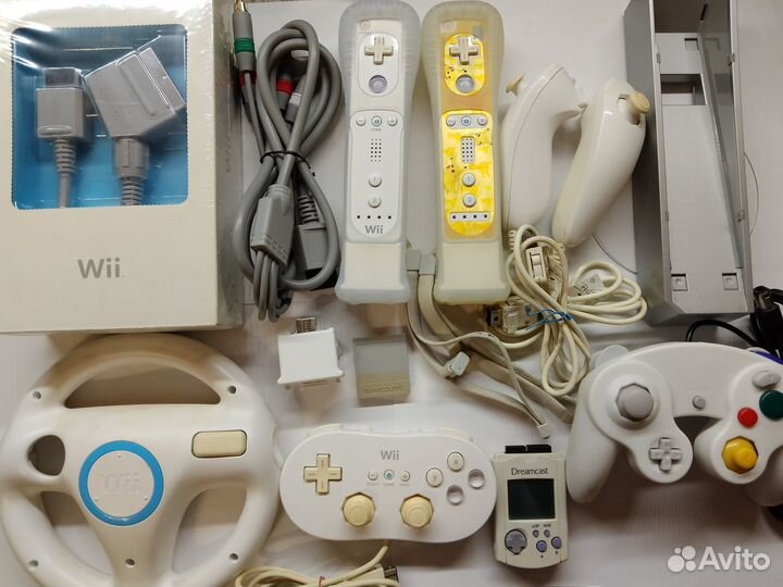 GD-Rom DreamCast Nintendo Оригинал RGB Кабель Wii