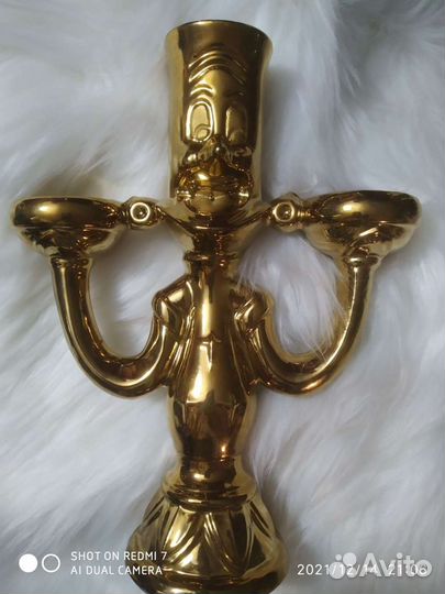 Сказочный подсвечник Люмьер новый 27 см