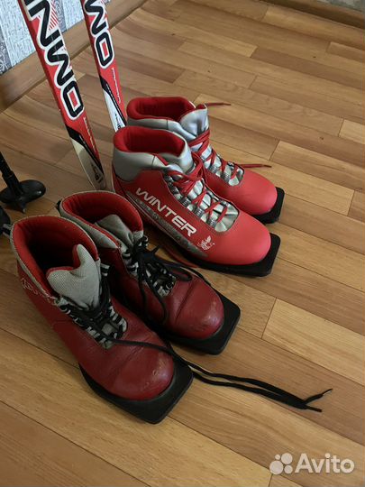 Лыжи беговые детские 150 с ботинками