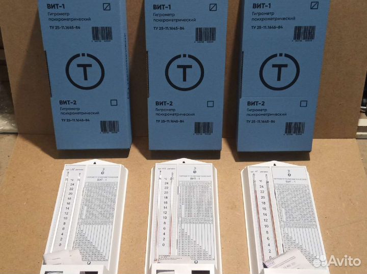Гигрометр психрометрический вит-1 с поверкой