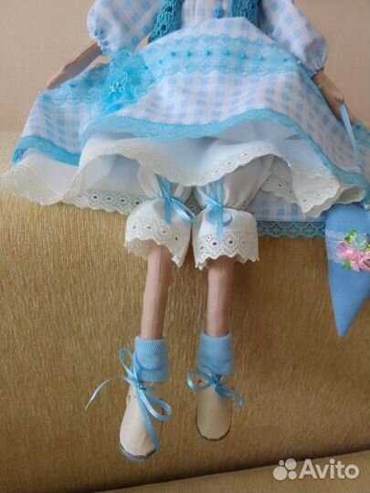 Интерьерная кукла Тильда