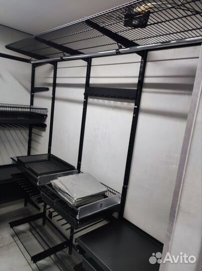 Гардеробные системы хранения металлические Титан