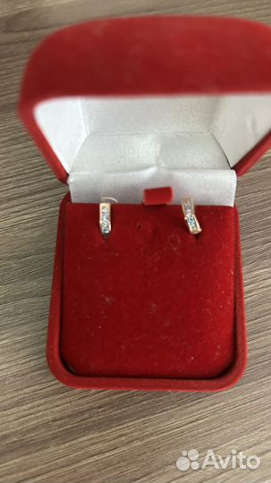 Золотые серьги детские